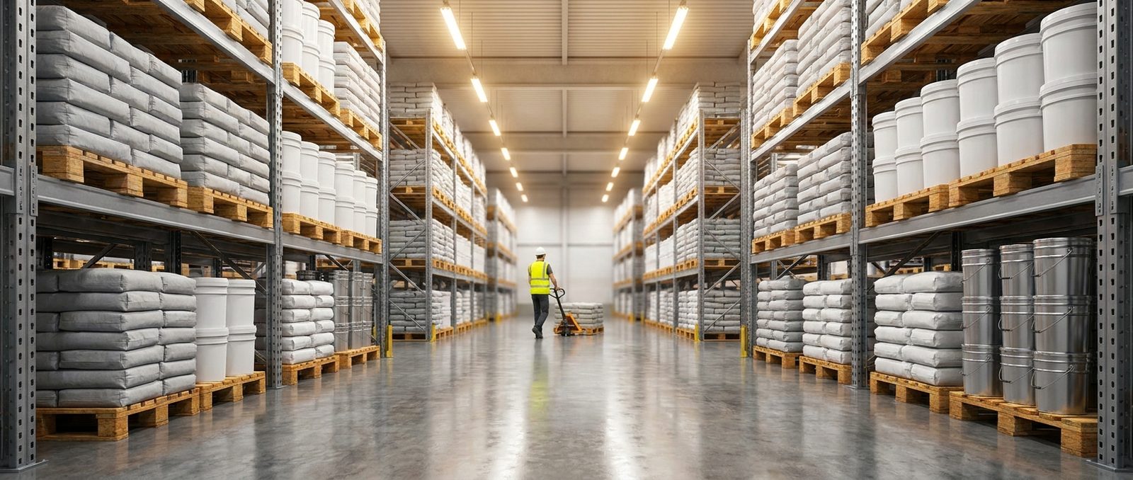 Space Arc Engineering warehouse stocked with concrete repair & rehabilitation products