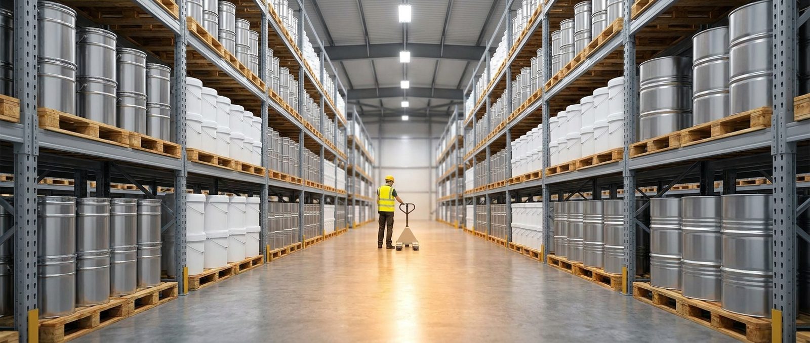 Space Arc Engineering warehouse stocked with protective coatings & corrosion products