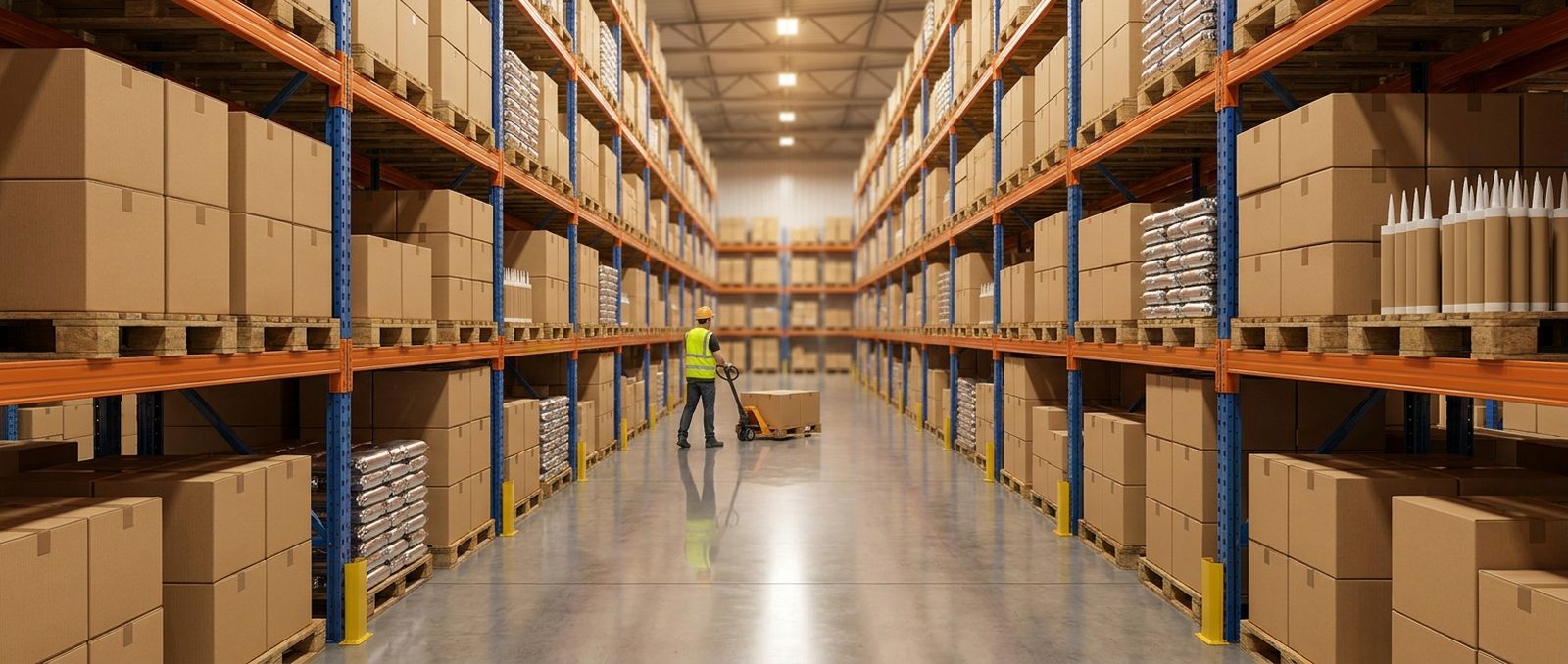 Space Arc Engineering warehouse stocked with sealants & joint treatment products